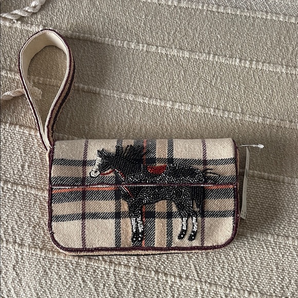 Anthropologie Handbags - Anthropologie Fiona Beqded Horse Bag. NWT